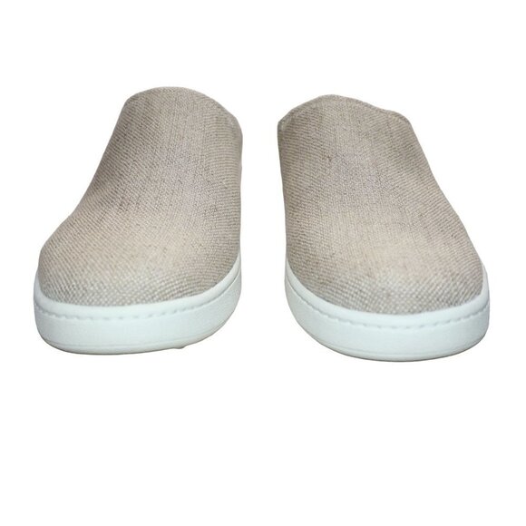 Vince Mules Canvas Vianne Natural Beige Comfort Shoes‎ Womens Size 9.5 NEW - Picture 3 of 12